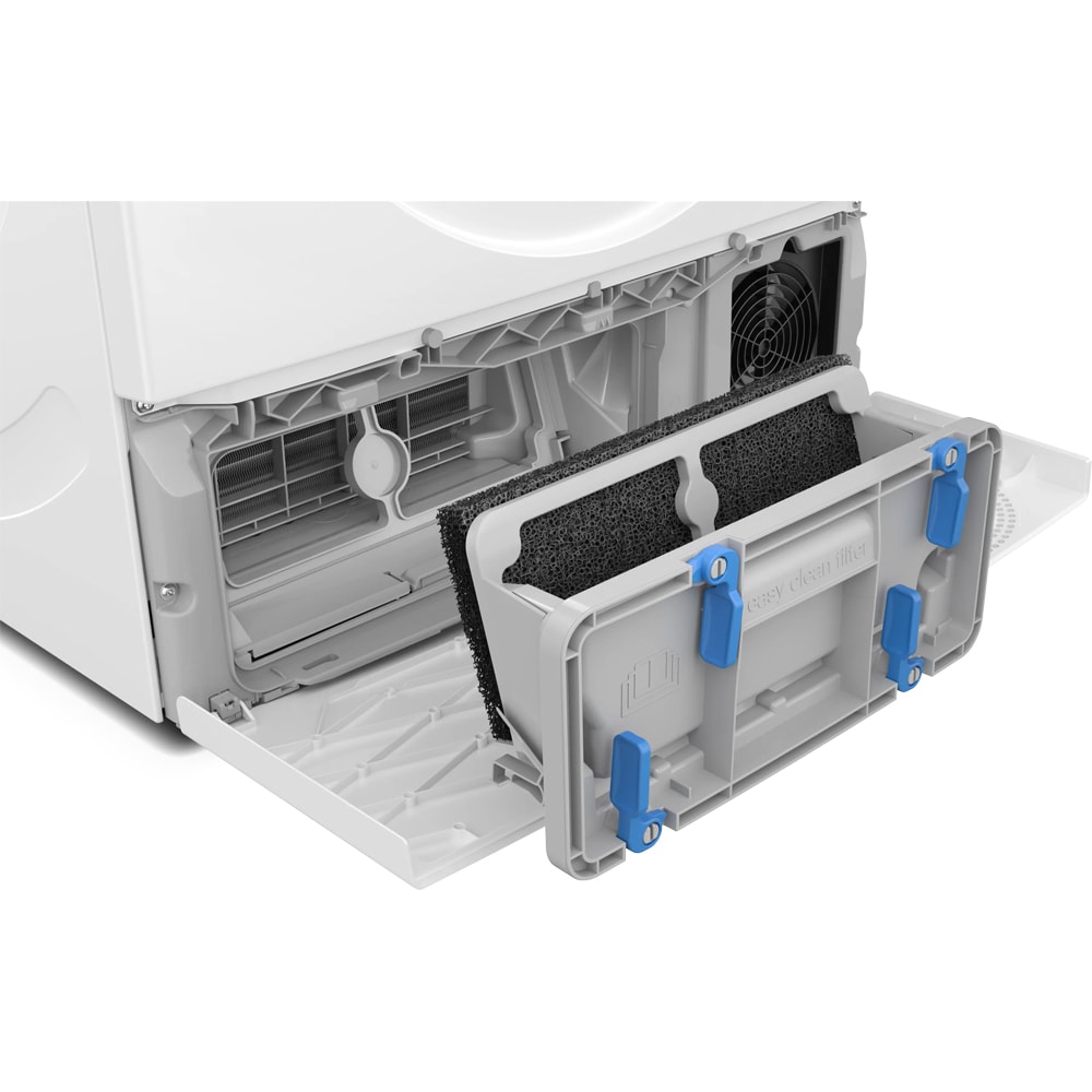 Uscator de rufe BOSCH WQG243DMBY, Condensare si pompa de caldura, 9 kg, 14 programe, Clasa C, alb