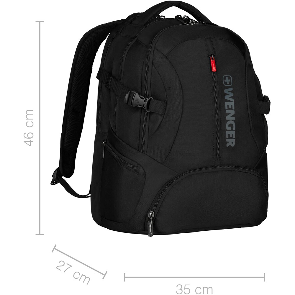 Rucsac laptop WENGER Transit, 16", negru