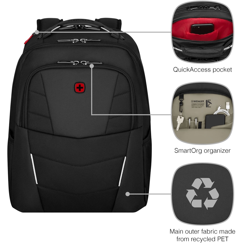 Rucsac laptop WENGER Altair, 15.6", negru