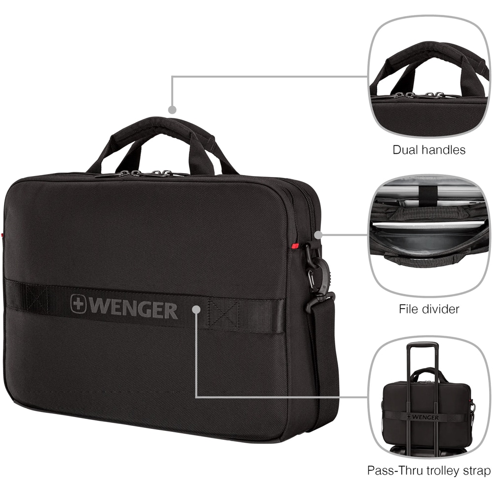 Geanta laptop WENGER XE, 16", negru