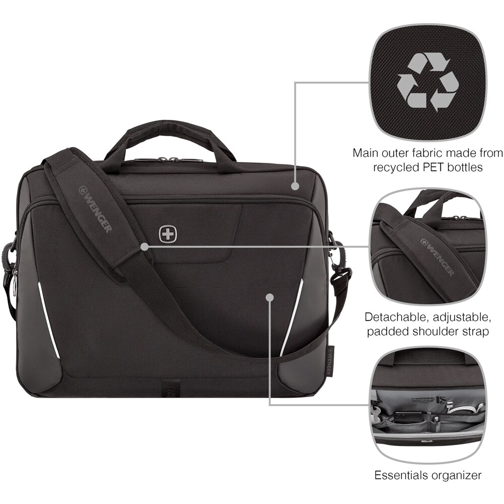 Geanta laptop WENGER XE Brief, 17", negru