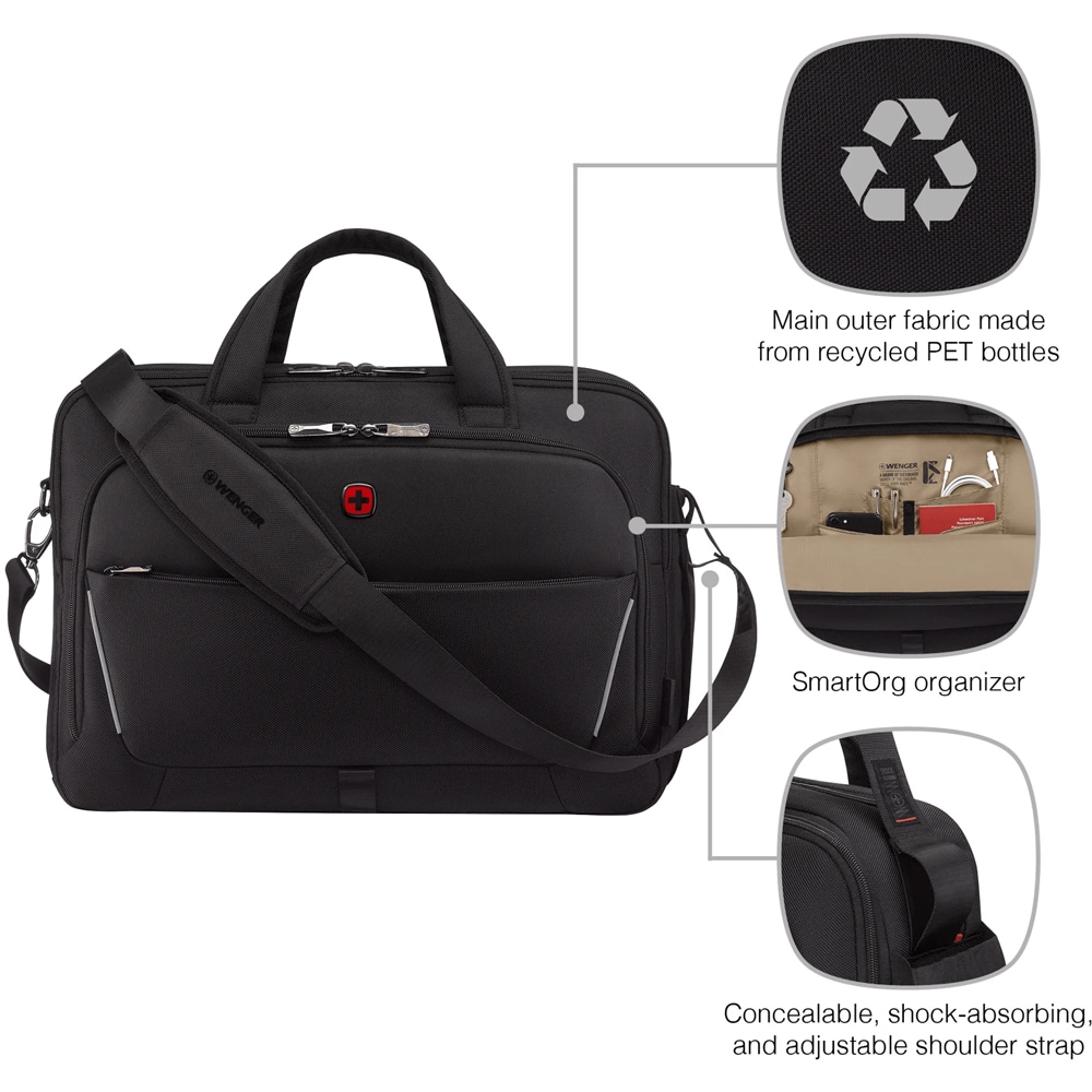 Geanta laptop WENGER Meteor, 17", negru
