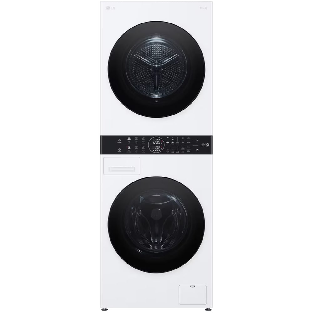 Masina de spalat rufe frontala cu uscator LG WashTower WT1210WWF, 12/10 kg, 1400 rpm, Clasa A/C, Wi-Fi, alb