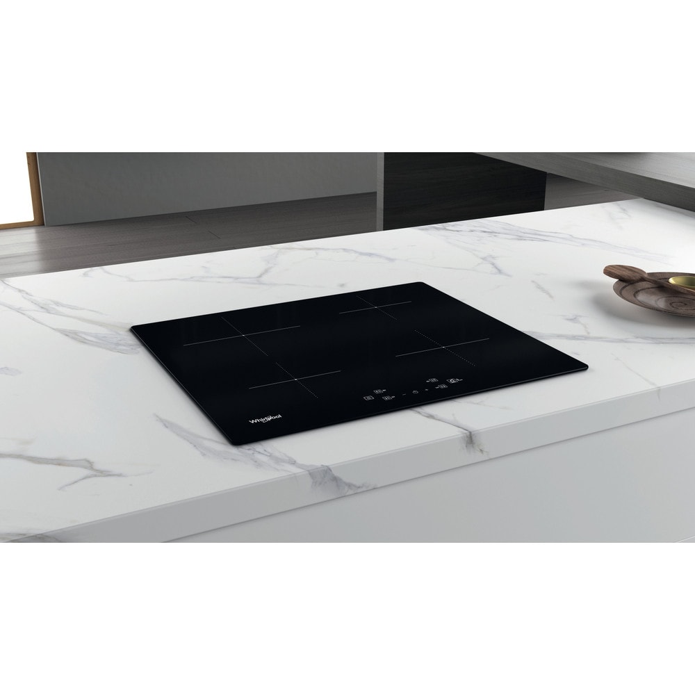 Plita incorporabila WHIRLPOOL WTX6019DCF, Inductie, 4 arzatoare, Touch Control, negru