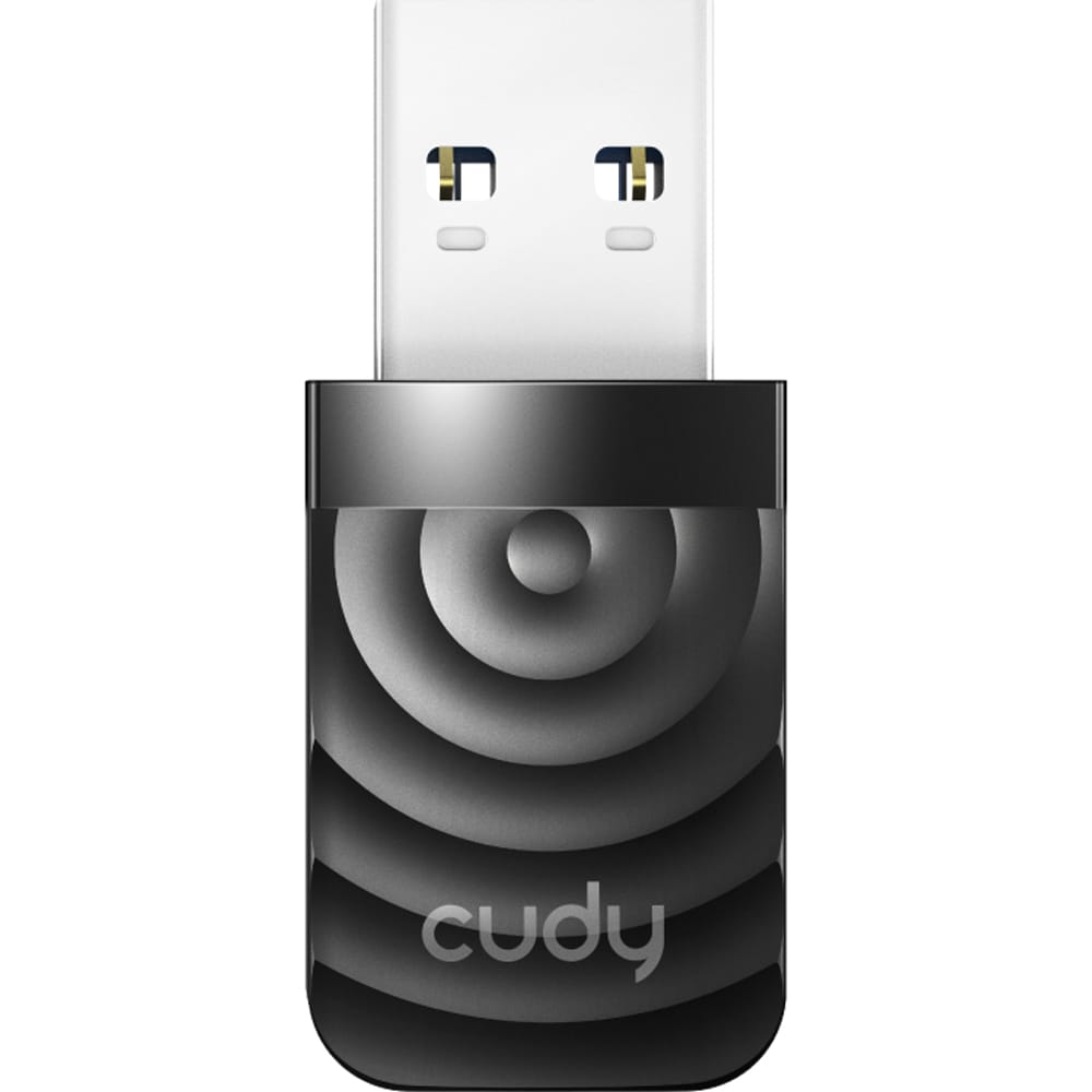 Adaptor USB Wireless CUDY WU1300S AC1300, Dual-Band 400 + 867 Mbps, negru