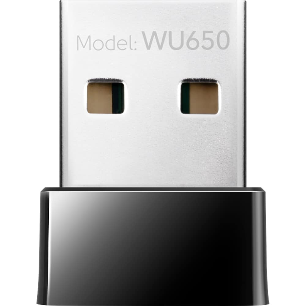 Adaptor USB Wireless CUDY WU650 AC650, Dual-Band 200 + 433 Mbps, negru