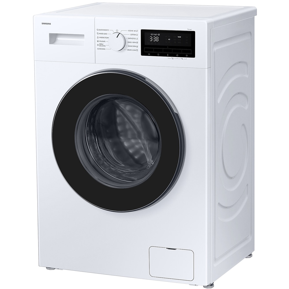 Masina de spalat rufe frontala slim SAMSUNG WW80FG3M05AWLF, Steam, 8 kg, 1400rpm, Clasa A, alb