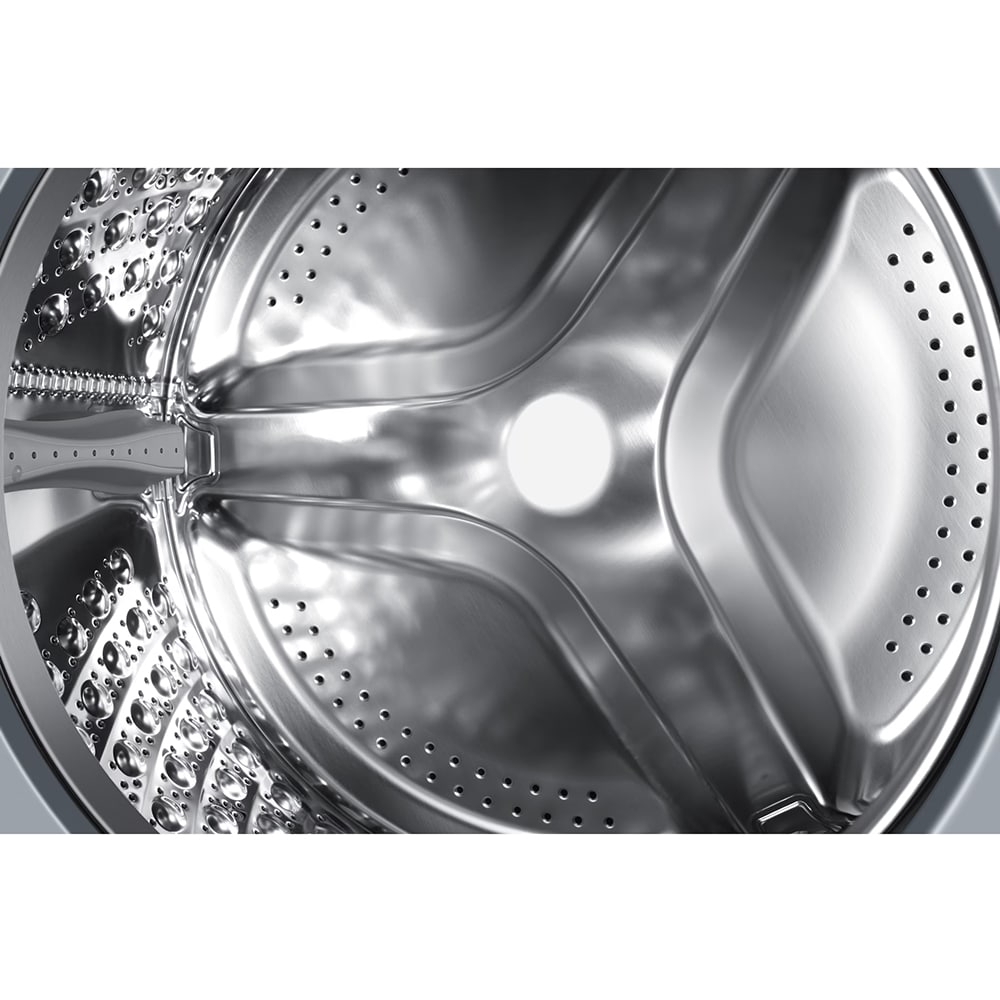 Masina de spalat rufe frontala slim SAMSUNG WW80FG5L32AELE, AI EcoBubble, 8 kg, 1200rpm, Clasa A, alb