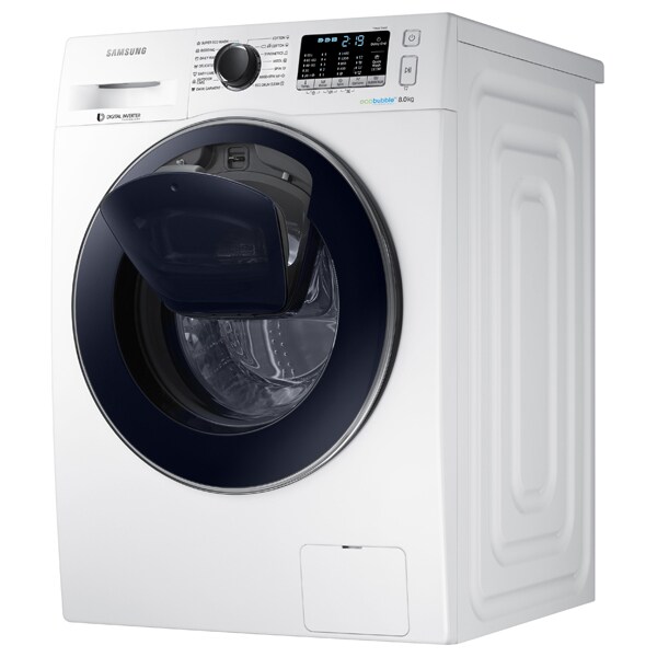 Masina de spalat rufe frontala SAMSUNG WW80K5410UW/LE, AddWash, Eco Bubble, 8kg, 1400rpm, A+++, alb