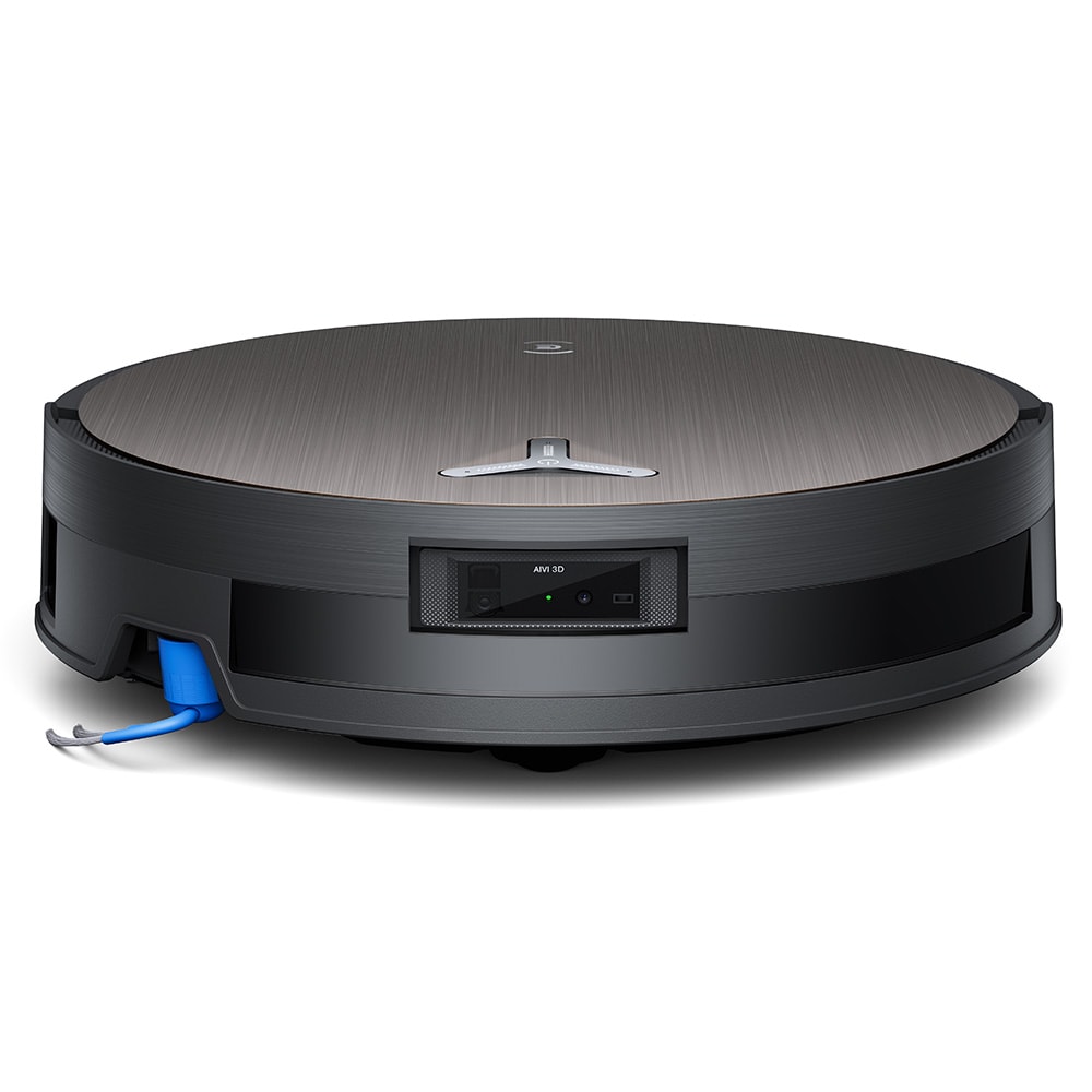 Aspirator robot ECOVACS Deebot X11 Omnicycl X11OMNICYCL, 0.22l, autonomie max 370 min, Sistem Stain Detection 2.0, negru