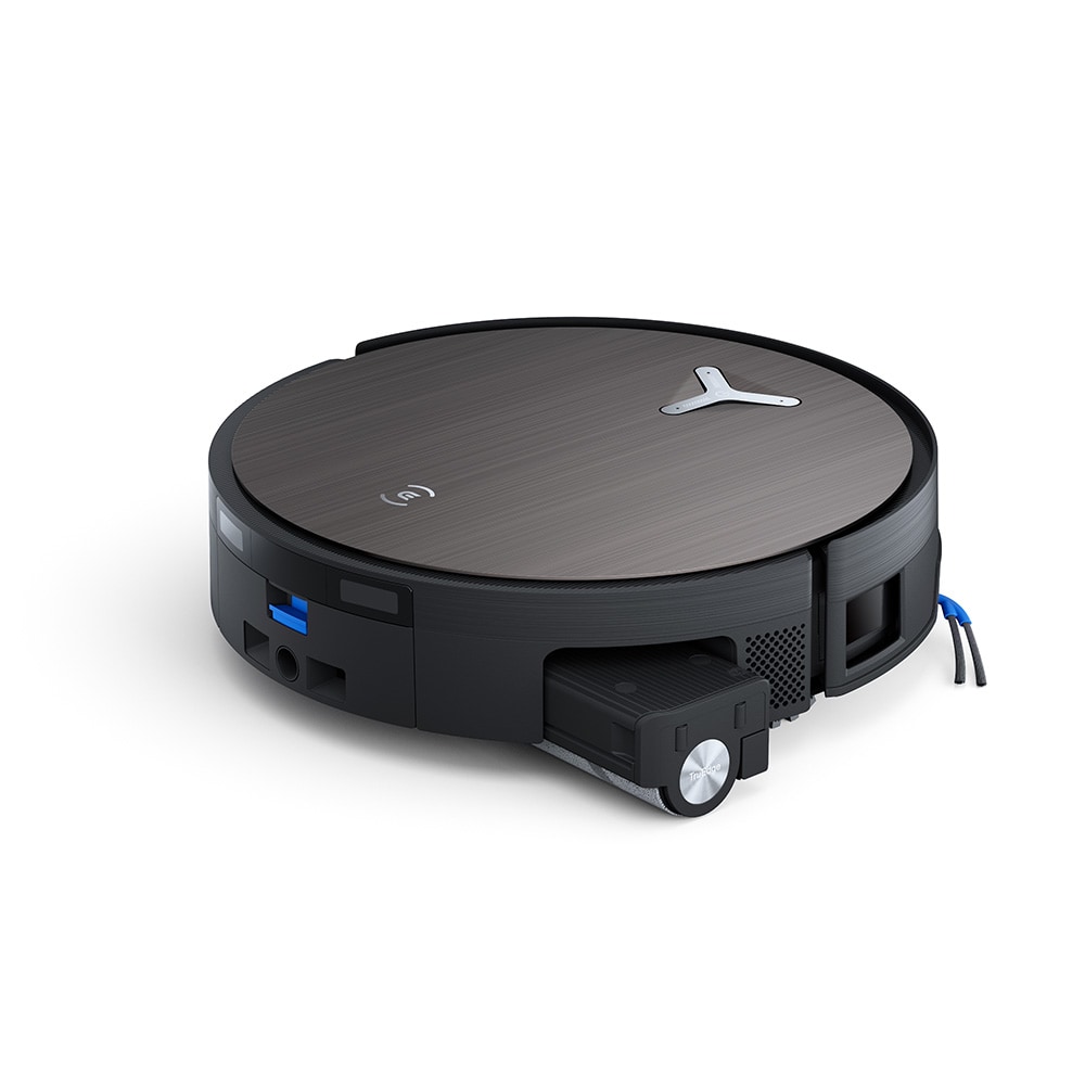 Aspirator robot ECOVACS Deebot X11 Omnicycl X11OMNICYCL, 0.22l, autonomie max 370 min, Sistem Stain Detection 2.0, negru