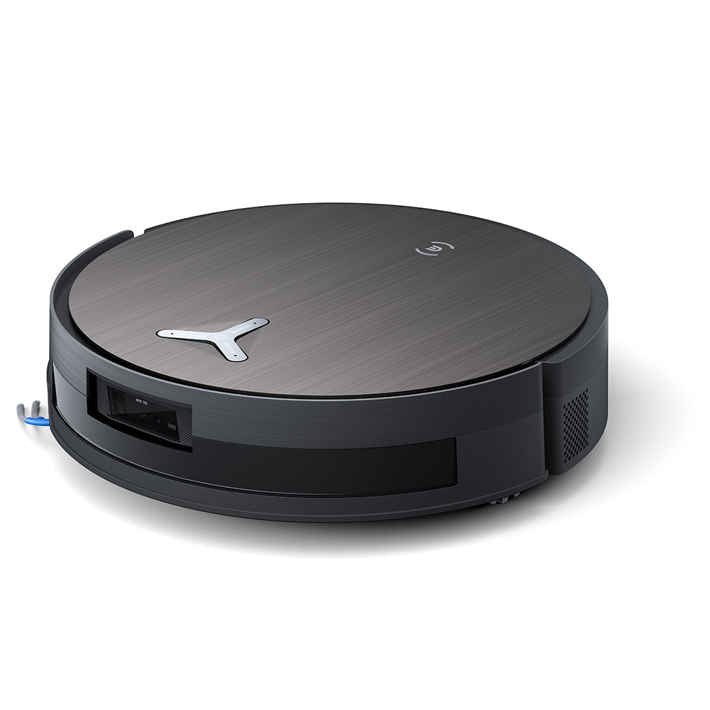 Aspirator robot ECOVACS Deebot X11 Omnicycl X11OMNICYCL, 0.22l, autonomie max 370 min, Sistem Stain Detection 2.0, negru