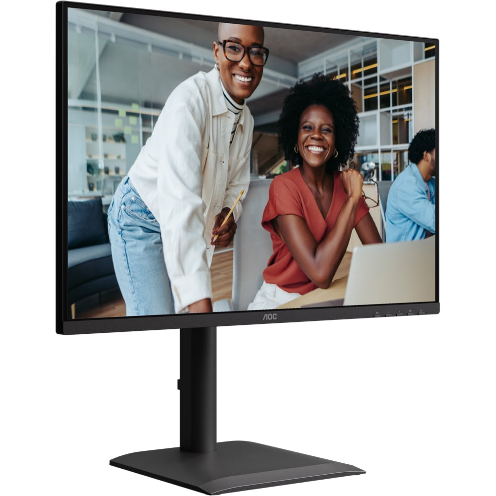 Monitor WLED IPS AOC X24E4U, 24", WUXGA, 100Hz, Flicker-Free, negru