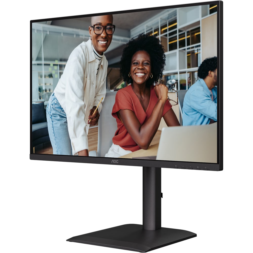 Monitor WLED IPS AOC X24E4U, 24", WUXGA, 100Hz, Flicker-Free, negru