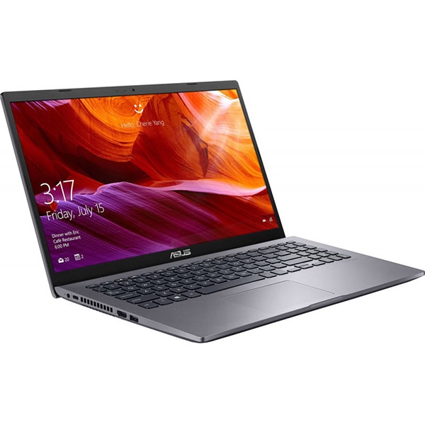 Laptop ASUS A509FA-EJ367, Intel Core i3-8145U pana la 3.9GHz, 15.6" Full HD, 4GB, SSD 256GB, Intel UHD Graphics 620, Endless, gri