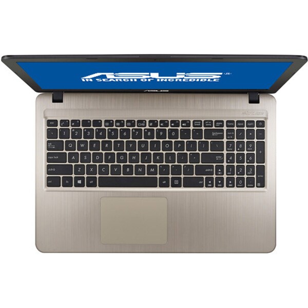 Laptop ASUS X540MA-GO551, Intel Celeron N4000 pana la 2.6GHz, 15.6" HD, 4GB, 1TB, Intel UHD Graphics 600, Endless, Chocolate Black