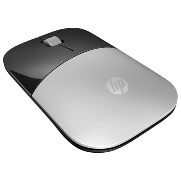Mouse Wireless HP Z3700, 1200 dpi, negru-argintiu