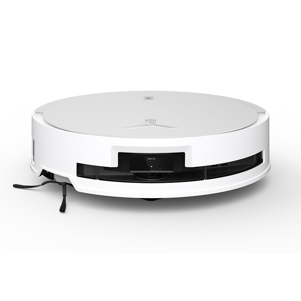 Aspirator robot ECOVACS Deebot X8 Omni X8OMNIWHITE, 0.22l, autonomie max 300 min, senzor TruEdge 3D Edge, alb
