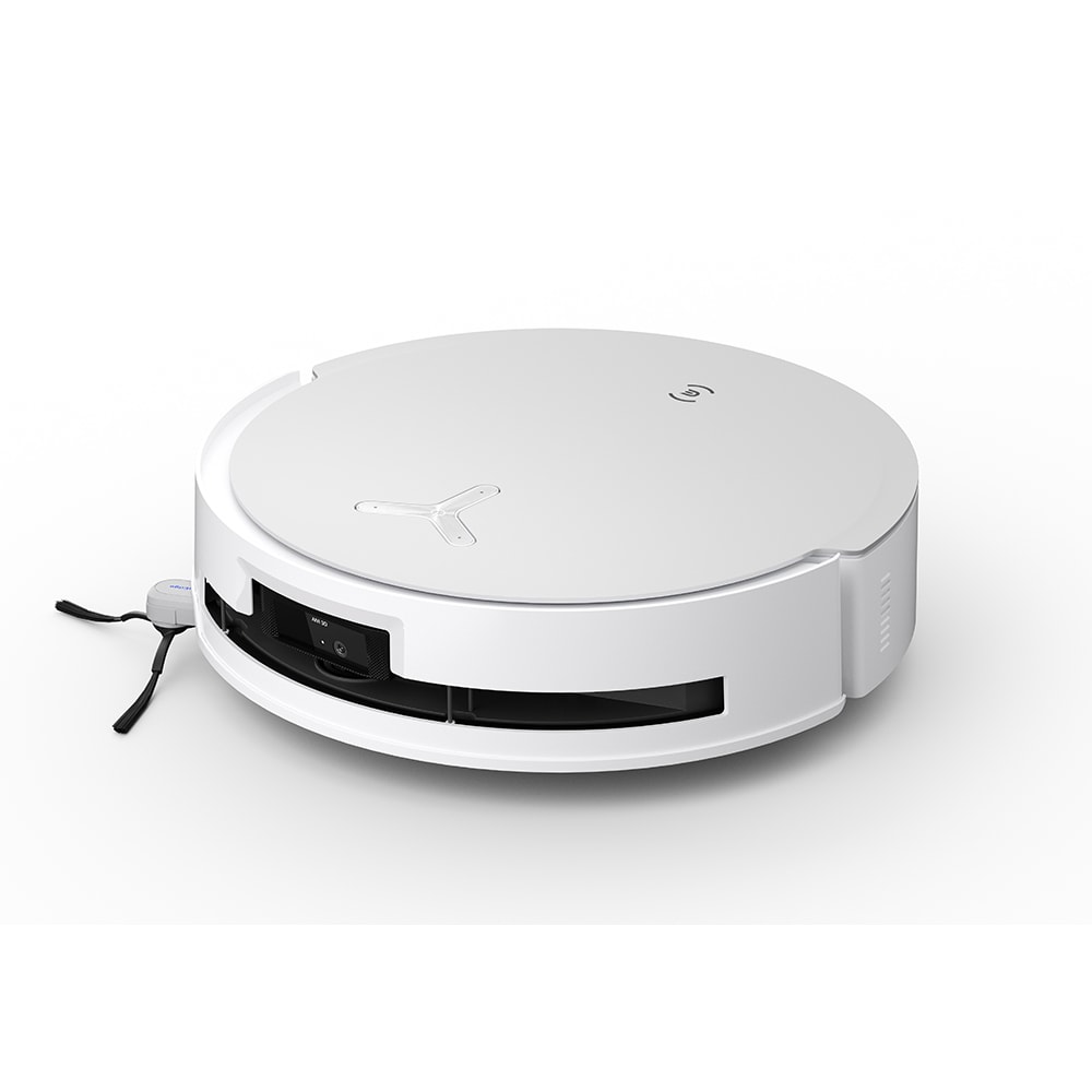 Aspirator robot ECOVACS Deebot X8 Omni X8OMNIWHITE, 0.22l, autonomie max 300 min, senzor TruEdge 3D Edge, alb