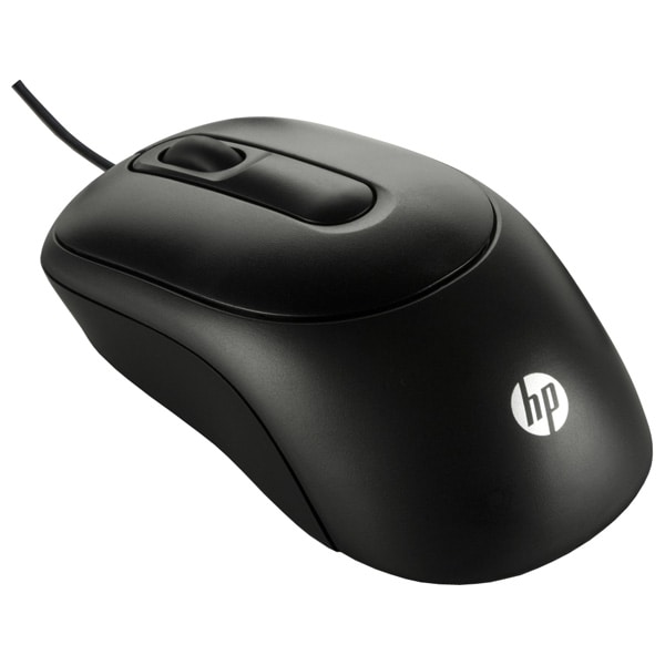 Mouse cu fir HP X900, 1000 dpi, negru 