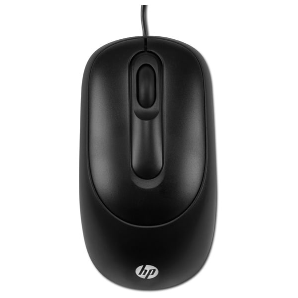 Mouse cu fir HP X900, 1000 dpi, negru 