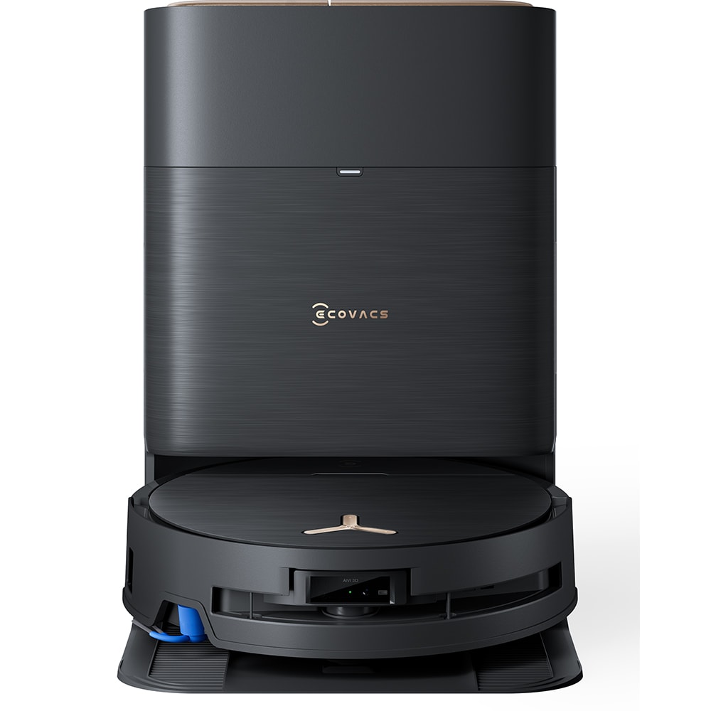 Aspirator robot ECOVACS Deebot X9 Pro Omni B X9PROOMNIB, 0.22l, autonomie max 250 min, tehnologie TruEdge 2.0 + 3D Edge Sensor, negru