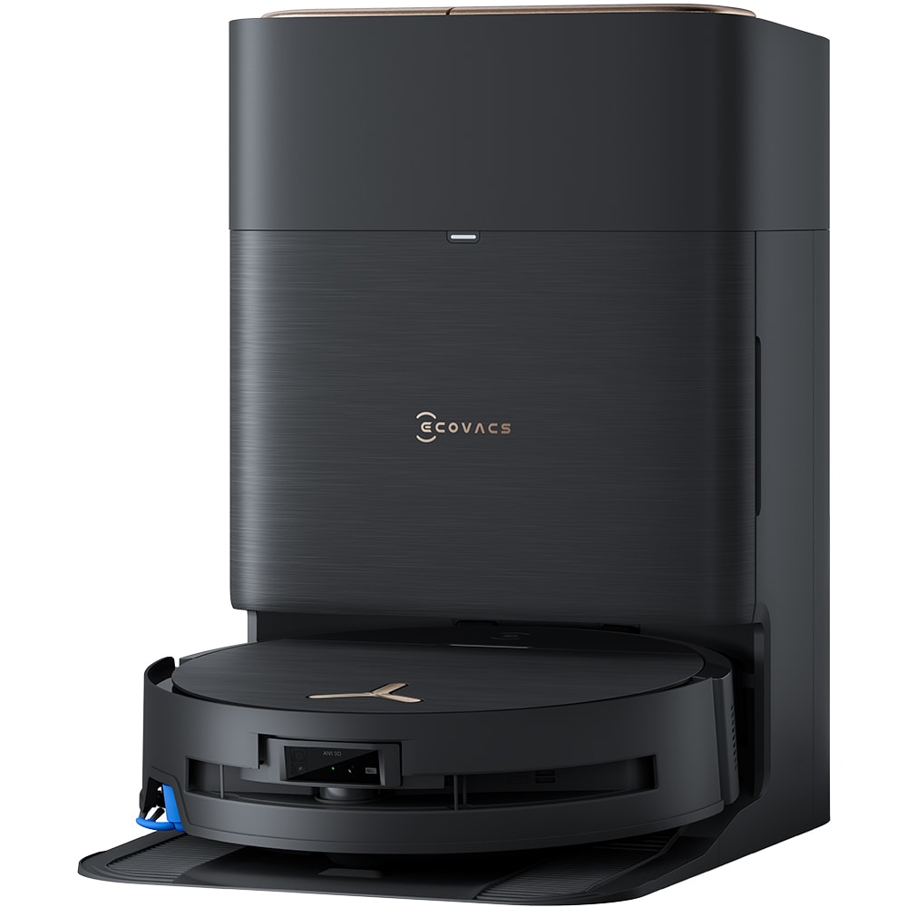 Aspirator robot ECOVACS Deebot X9 Pro Omni B X9PROOMNIB, 0.22l, autonomie max 250 min, tehnologie TruEdge 2.0 + 3D Edge Sensor, negru