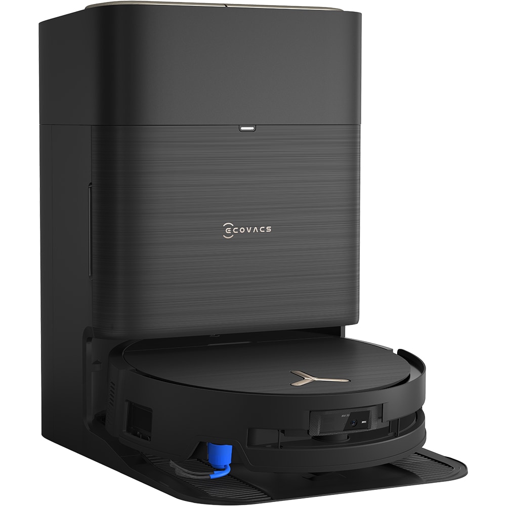 Aspirator robot ECOVACS Deebot X9 Pro Omni B X9PROOMNIB, 0.22l, autonomie max 250 min, tehnologie TruEdge 2.0 + 3D Edge Sensor, negru