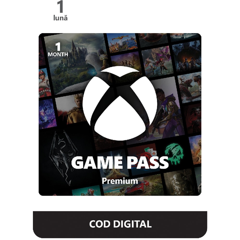 Abonament Xbox Game Pass Premium 1 luna (licenta electronica Xbox)