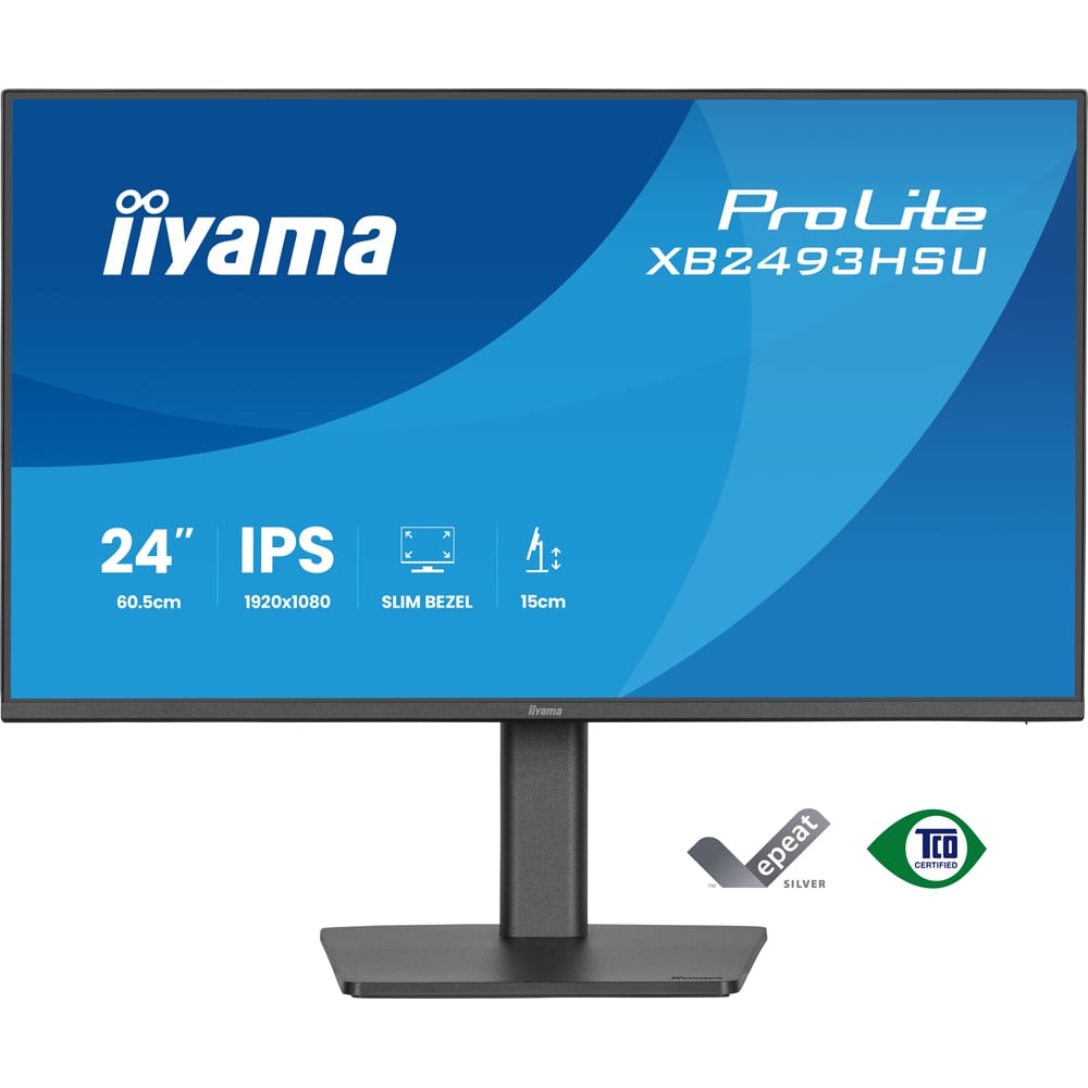 Monitor LED IPS IIYAMA ProLite XB2493HSU-B1, 23.8", Full HD, 120Hz, negru