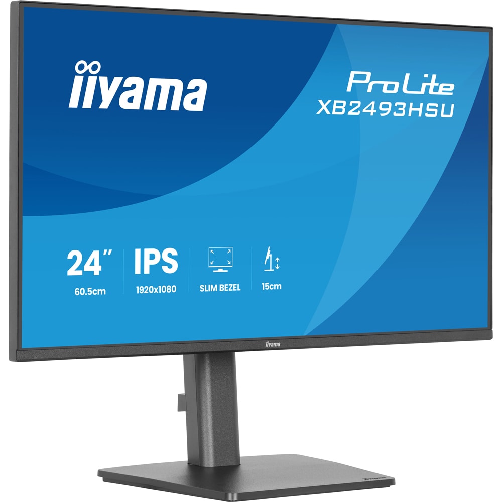 Monitor LED IPS IIYAMA ProLite XB2493HSU-B1, 23.8", Full HD, 120Hz, negru