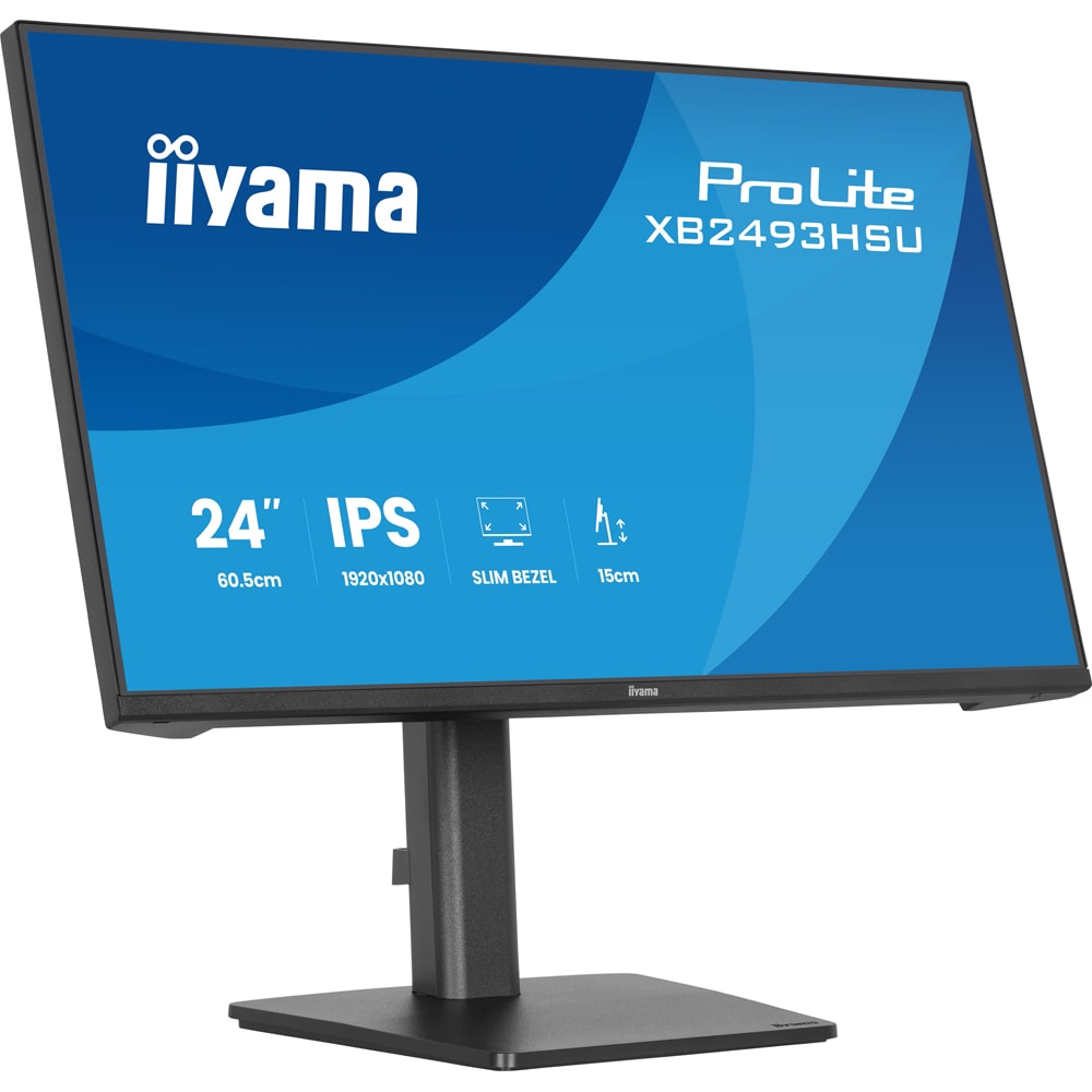 Monitor LED IPS IIYAMA ProLite XB2493HSU-B1, 23.8", Full HD, 120Hz, negru