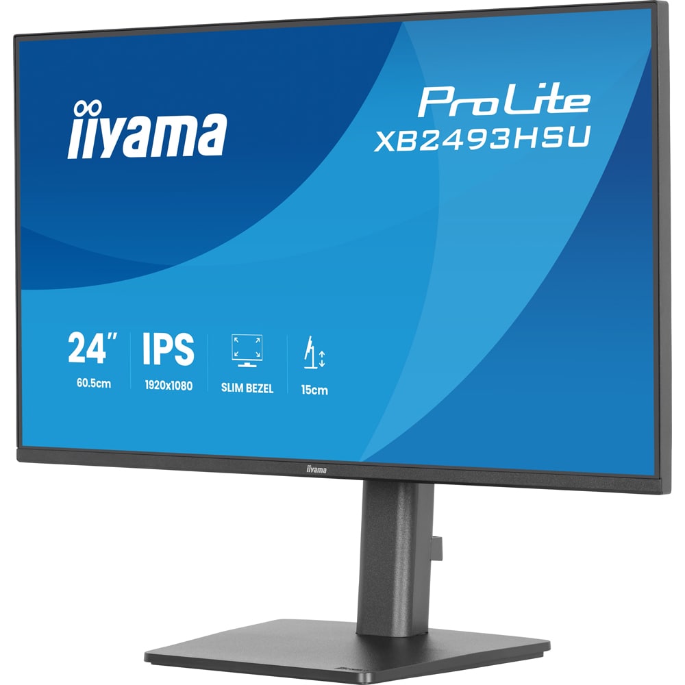 Monitor LED IPS IIYAMA ProLite XB2493HSU-B1, 23.8", Full HD, 120Hz, negru