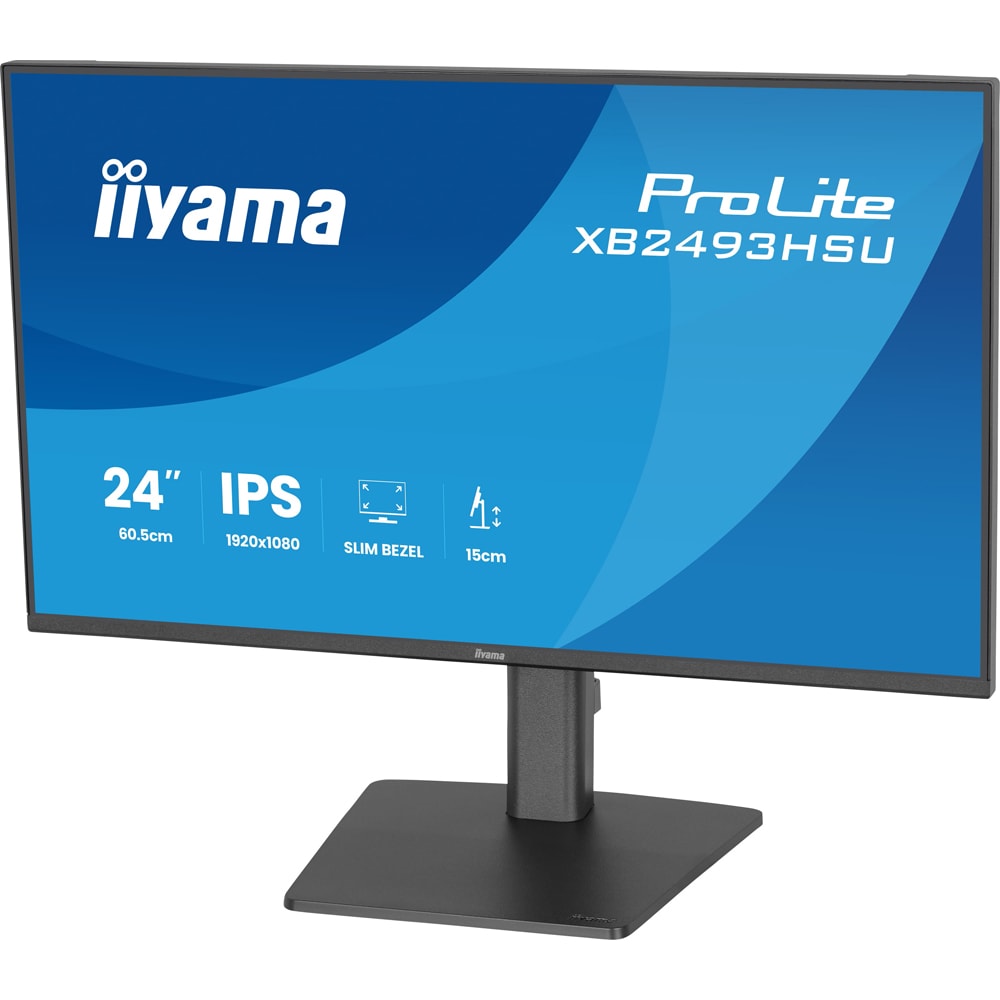 Monitor LED IPS IIYAMA ProLite XB2493HSU-B1, 23.8", Full HD, 120Hz, negru