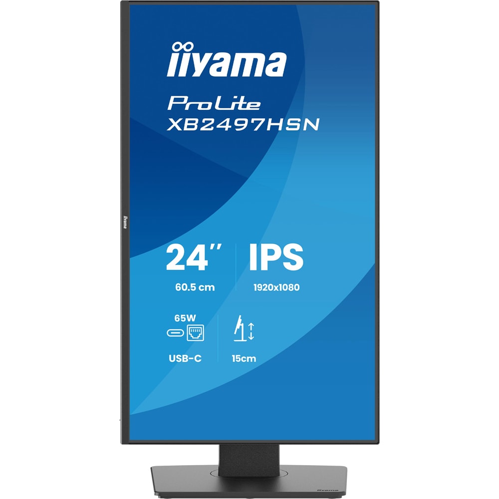 Monitor LED IPS IIYAMA ProLite XB2497HSN-B1, 23.8", Full HD, 100Hz, negru