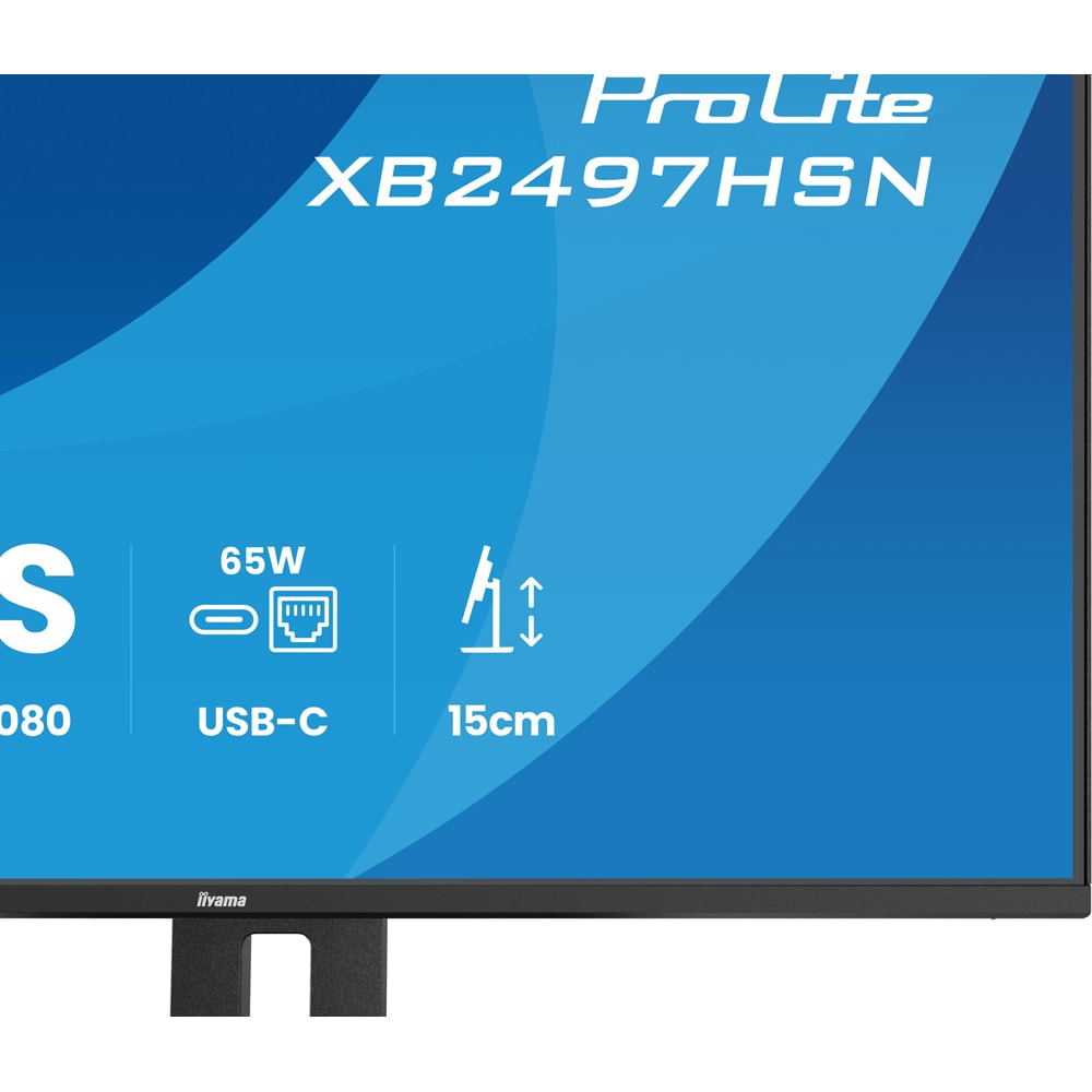 Monitor LED IPS IIYAMA ProLite XB2497HSN-B1, 23.8", Full HD, 100Hz, negru