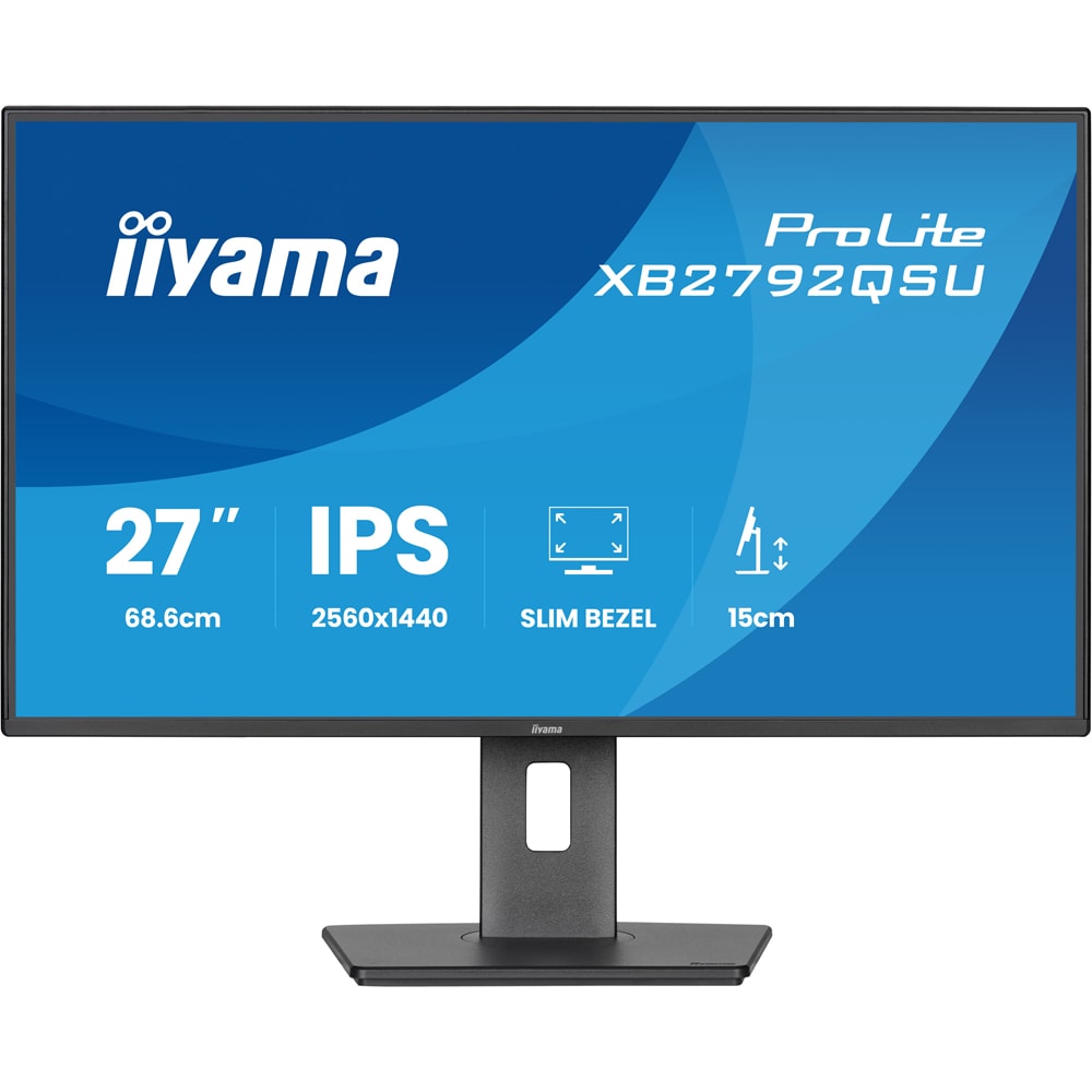 Monitor LED IPS IIYAMA ProLite XB2792QSU-B1, 27", QHD, 120Hz, negru