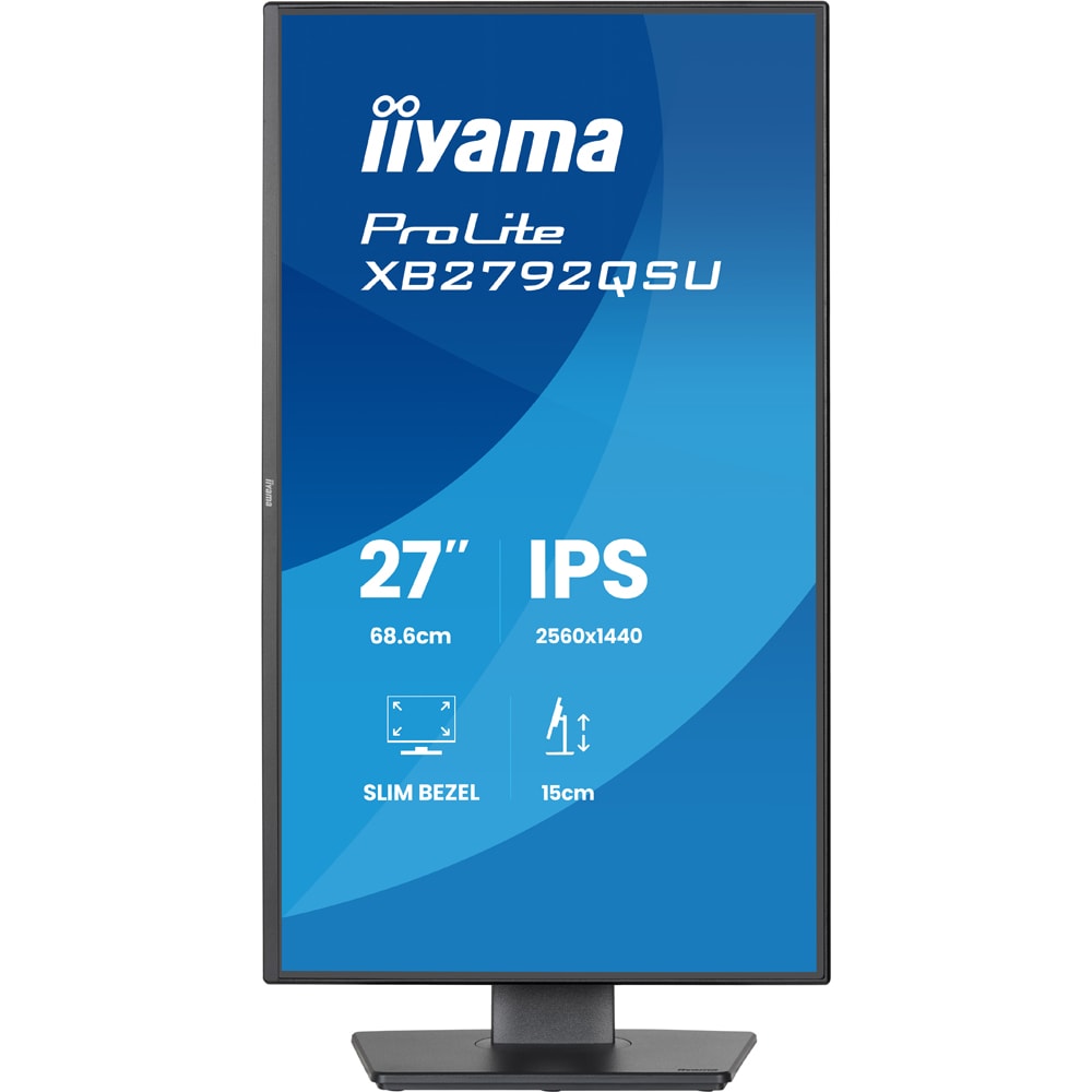 Monitor LED IPS IIYAMA ProLite XB2792QSU-B1, 27", QHD, 120Hz, negru