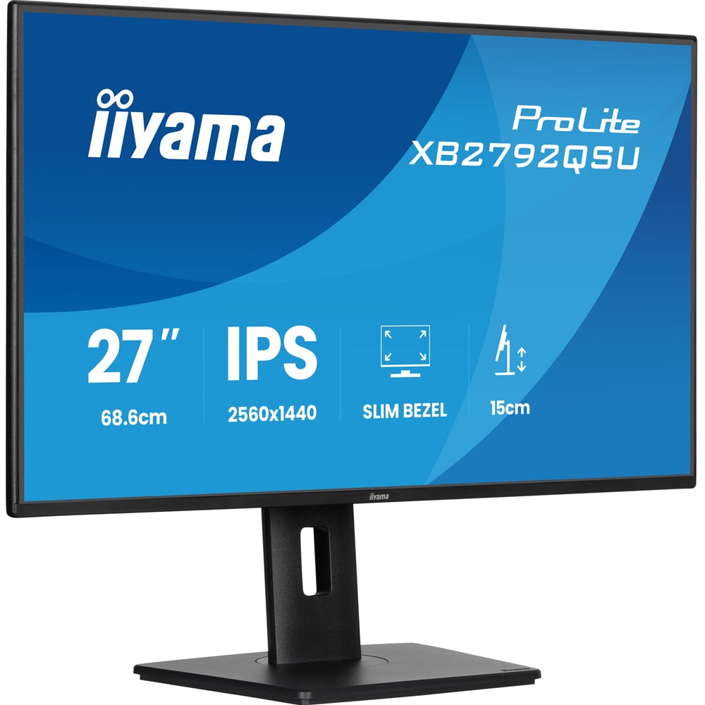 Monitor LED IPS IIYAMA ProLite XB2792QSU-B1, 27", QHD, 120Hz, negru
