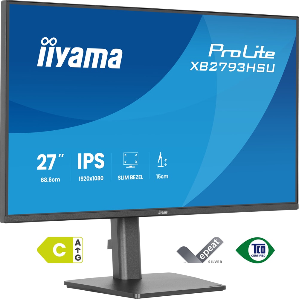 Monitor LED IPS IIYAMA ProLite XB2793HSU-B1, 27", Full HD, 120Hz, negru