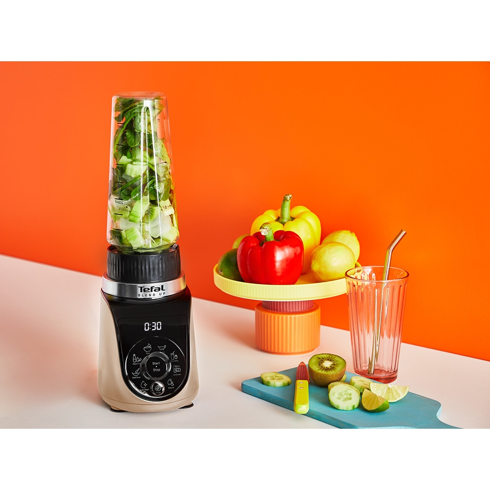 Blender TEFAL Blend Up BL190AF0, 0.85l, 1000W, 1 treapta viteza, negru