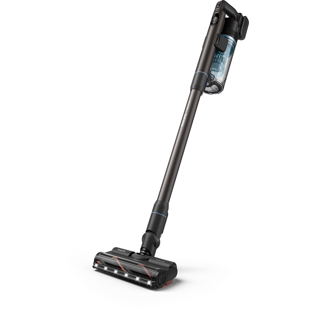 Aspirator vertical PHILIPS Seria 7000 Aqua XC7163/01, 0.6l, 25.2 V, autonomie max 80 min, Modulul Aqua, negru-albastru