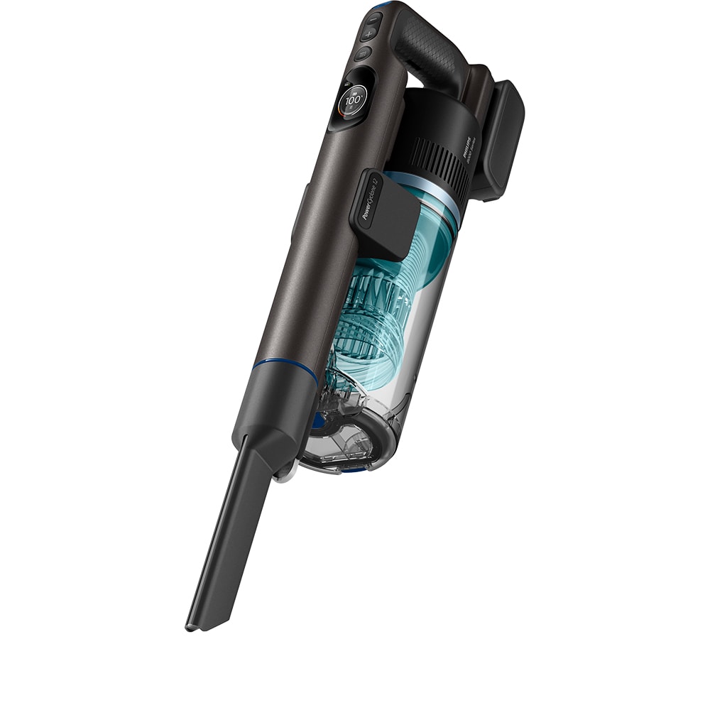 Aspirator vertical PHILIPS Seria 8000 Complete XC8157/01, 0.6l, 25.2 V, autonomie max 80 min, PowerCyclone 12, negru-albastru