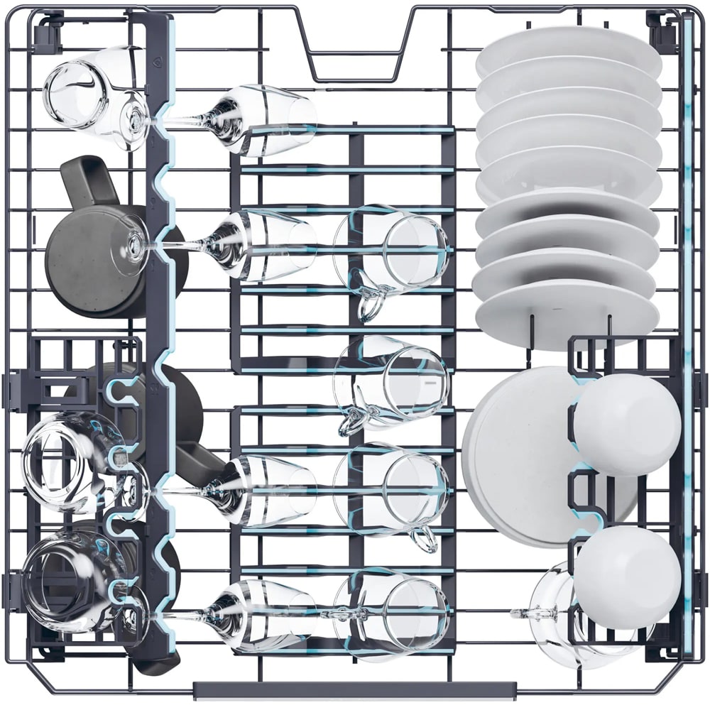 Masina de spalat vase independenta HAIER XF 6B0M3PDX, 16 seturi, 10 programe, 60 cm, Clasa B, inox