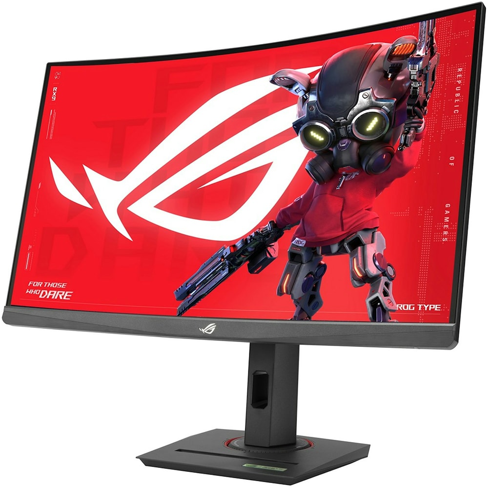Monitor curbat Gaming LED VA ASUS ROG Strix XG27WCS, 27", WQHD, 180 Hz, FreeSync, HDR10, negru