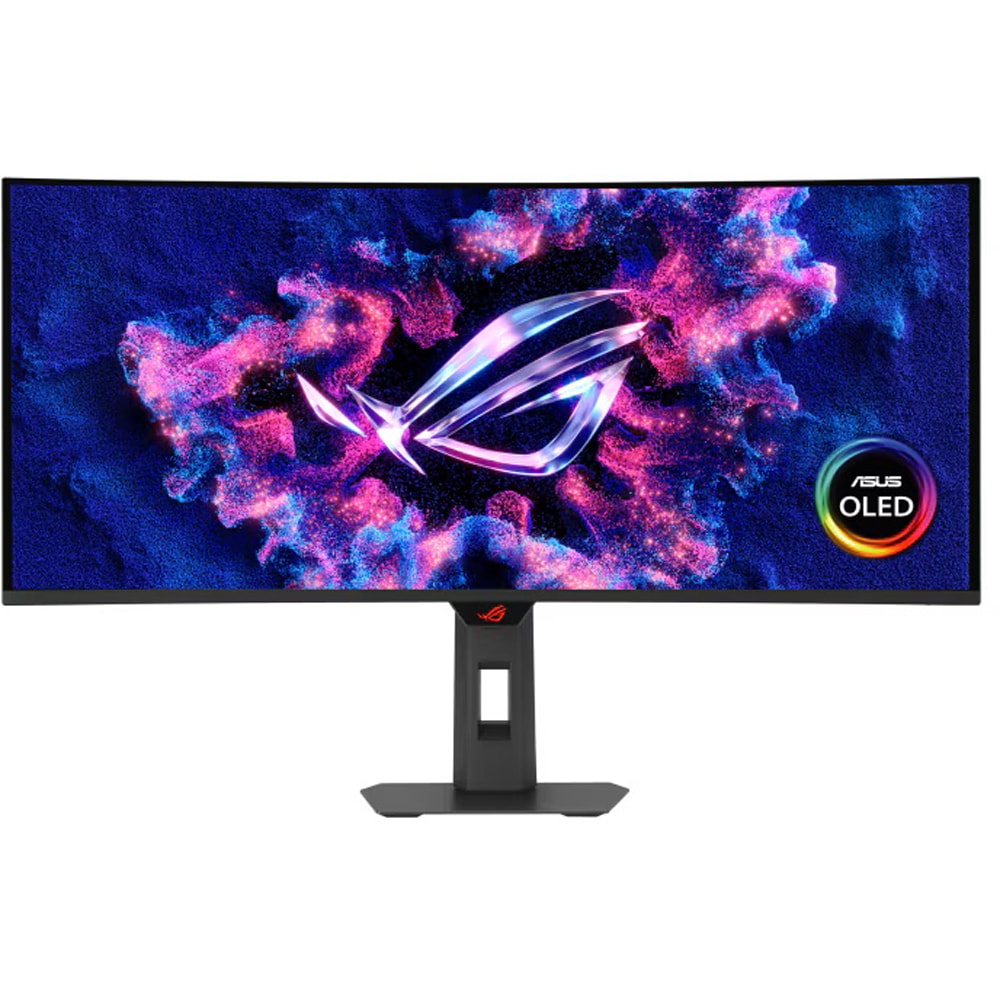 Monitor Gaming OLED ASUS ROG Strix XG34WCDG, 34", UWQHD, 175Hz, AI Visual, FreeSync Premium Pro, DisplayHDR True Black, negru