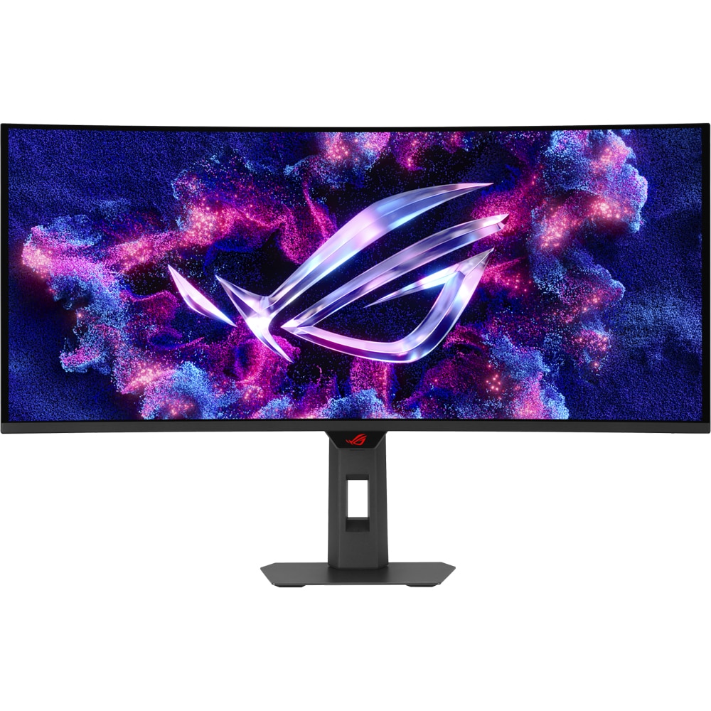 Monitor Gaming curbat QD-OLED ASUS ROG Strix XG34WCDMTG, 34", Ultra-Wide, 240Hz, FreeSync Premium Pro, negru