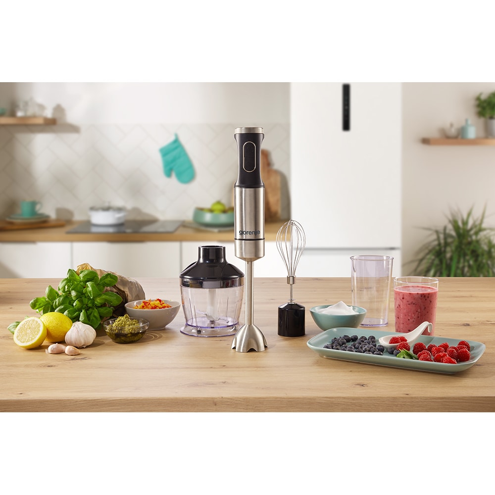 Mixer vertical GORENJE HBX1000EB, 0.5l, 800W, 10 trepte viteza, negru