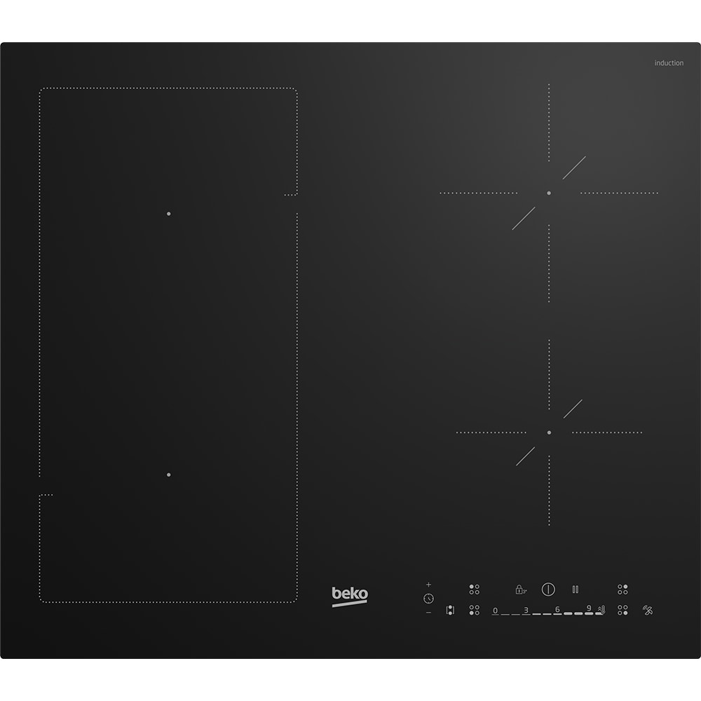 Plita incorporabila BEKO XHII64600SAFT, Inductie, 4 arzatoare, Touch Control, negru