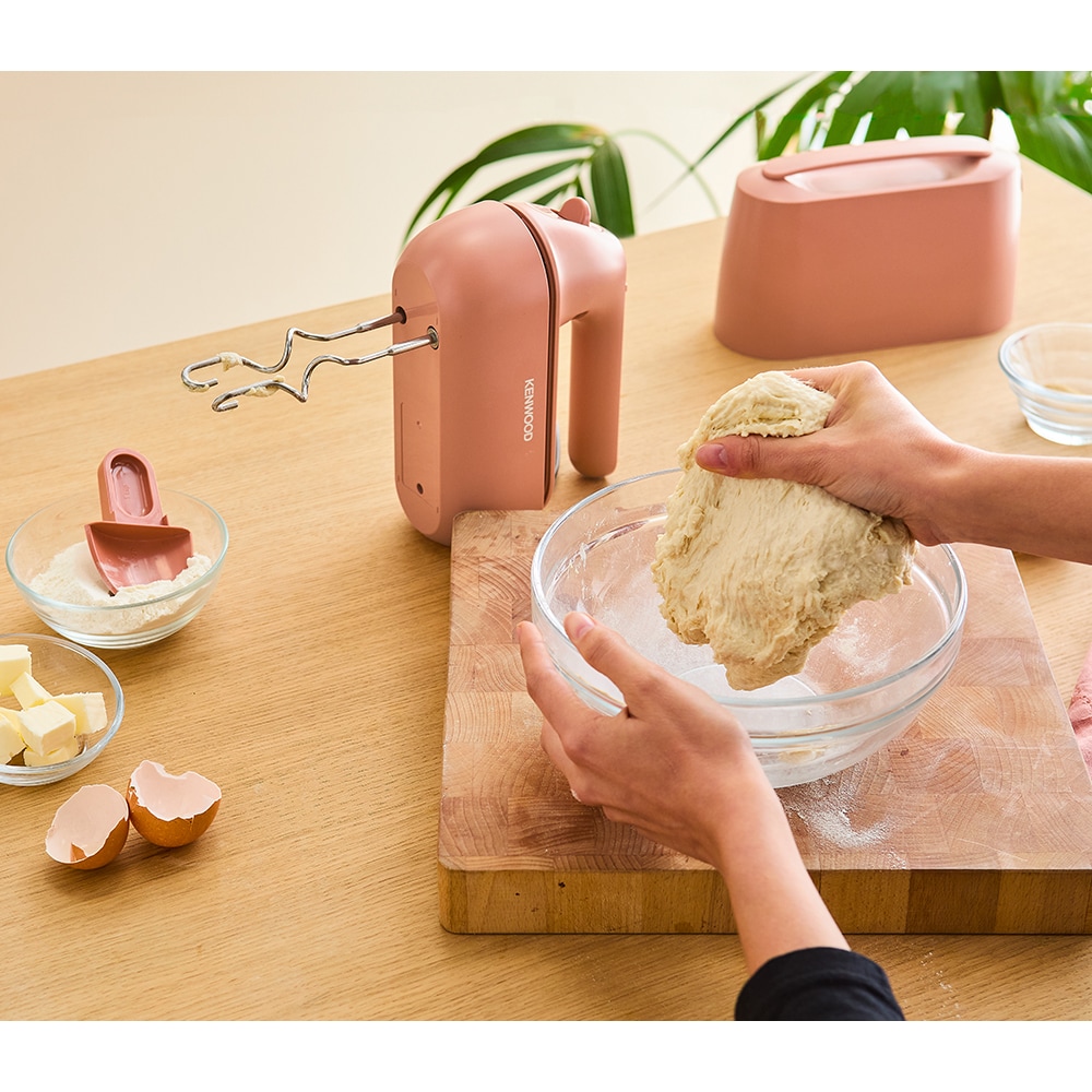 Mixer de mana KENWOOD QuickMix Go HMP40.000RD, 350W, 5 trepte viteza, rosu